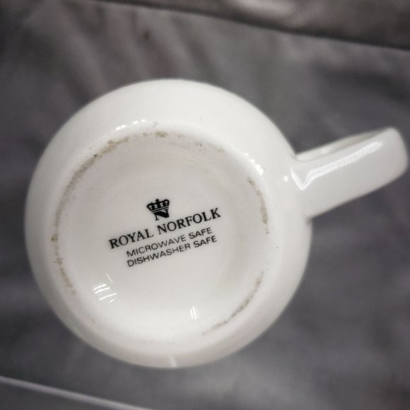 Royal Norfolk Dear God Porcelain Plate And Saucer‎ When It Rains Are You Sad - Picture 7 of 11